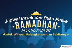 Jadwal Imsak dan Maghrib untuk Palangkaraya Selama Ramadhan 1440 H