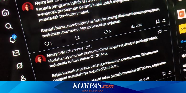 Ada Bug Factory Reset di Ponsel GT 30 Pro, Infinix Indonesia Masih Bungkam