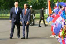 Presiden Jokowi Sambut PM Australia Scott Morrison di Istana Bogor