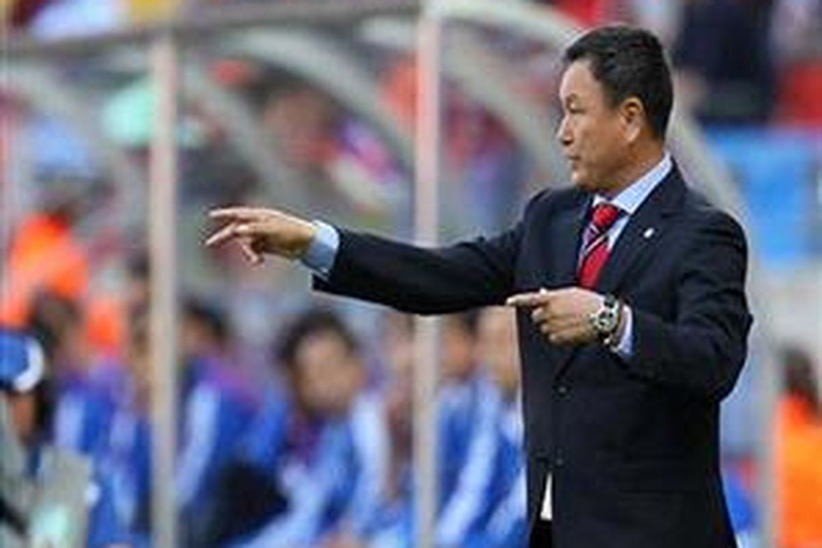 Pelatih Korea Selatan, Huh Jung-moo.