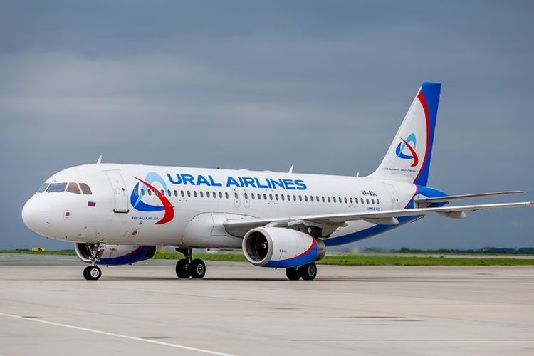 Sebuah pesawat milik maskapai Ural Airlines.