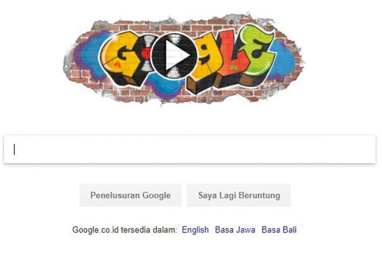 Doodle hari ini, Jumat (11/8/2017), merayakan hari ulang tahun hip hop ke-44