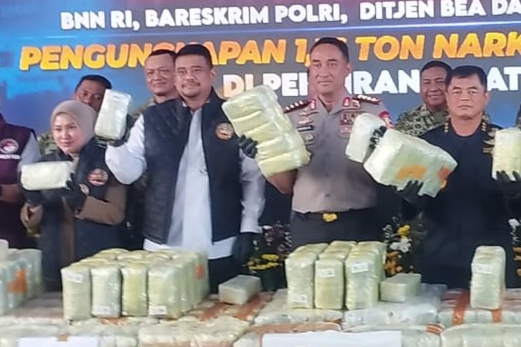 Bobby Soroti Sumut Peringkat Pertama Peredaran Narkoba Usai 1 Ton Ketamin Disita di Belawan