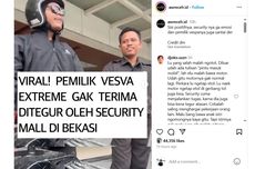 Video Viral Vespa Modif Dilarang Masuk Mal, Bagaimana Aturannya?