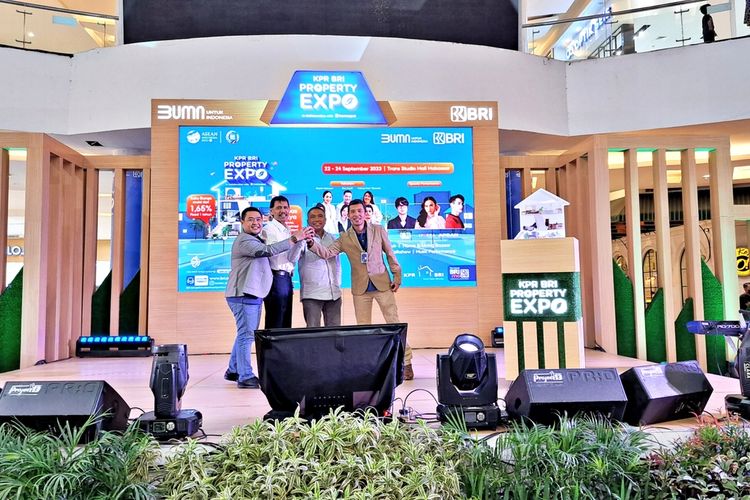 Opening Ceremony KPR BRI Property Expo 2023 di Trans Studio Mall Makassar, Sulawesi Selatan (Sulsel) Jumat (22/9/2023).