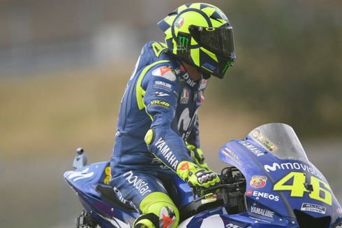 Legenda Honda Puji Penampilan Rossi di MotoGP Jepang Meski Terjatuh