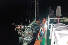 Kapal Layar Mati Mesin di Laut Maluku, 2 WN Australia Dievakuasi Tim SAR