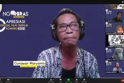 Gunawan Maryanto Beberkan Keunggulan 10 Judul Film Pendek yang Terpilih di Kompetisi Produksi Film 2021 Kemendikbudristek