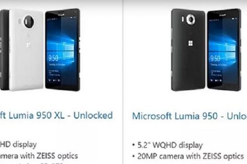 Bocoran Foto dan Spesifikasi Duet Ponsel Lumia Windows 10