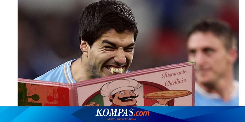 Foto Lucu Gigitan Suarez Mewabah