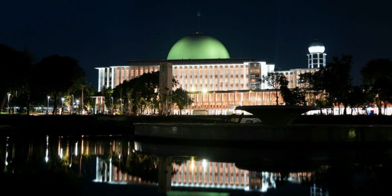 An image of Istiqlal Mosque in the Indonesian capital of Jakarta. 
