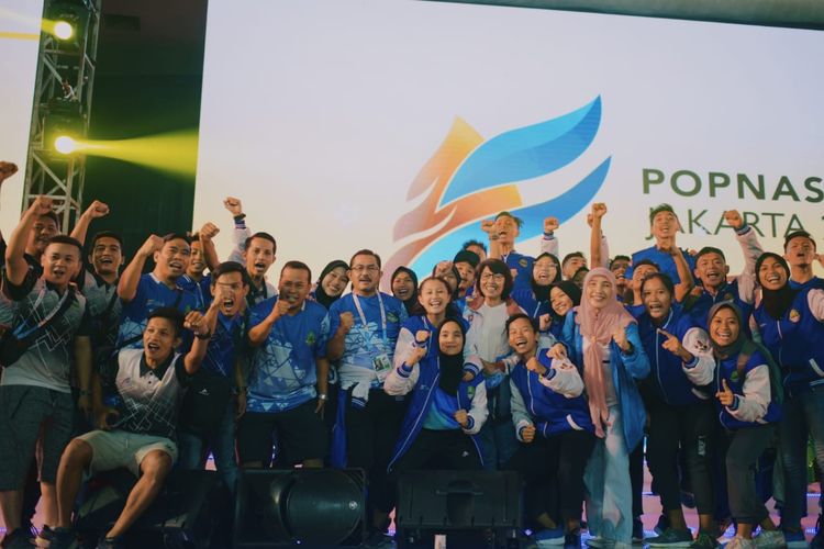 Kontingan Jawa Barat berhasil meraih Juara Umum Pekan Olahraga Pelajar Nasional (POPNAS) XV Tahun 2019.