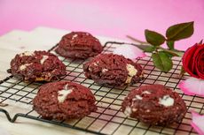 Resep Red Velvet Cookies, Camilan Manis Kekinian 