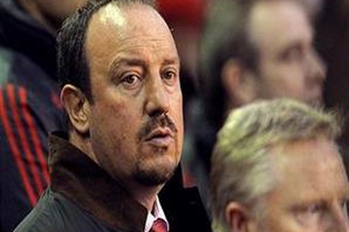 Pelatih Liverpool, Rafael Benitez.