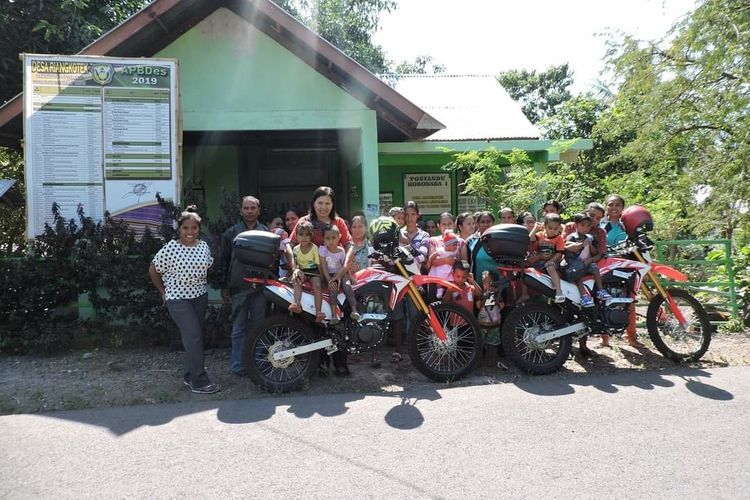 Honda CRF150 Menjadi Motor Ambulans di Larantuka