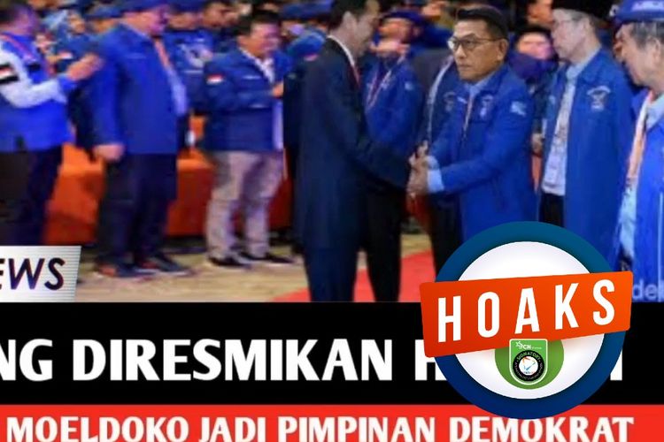 Hoaks, Jokowi lantik Moeldoko sebagai Ketum Partai Demokrat