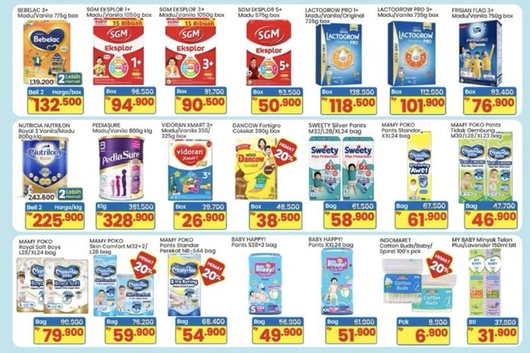 Promo Indomaret Hari Ini 14 Oktober 2026, Promo Susu Balita Diskon hingga 20 Persen