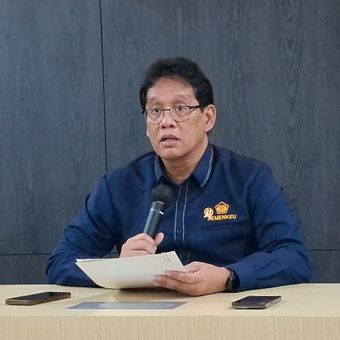 Menteri Keuangan (Menkeu) Purbaya Yudhi Sadewa dalam Media Briefing di Kementerian Keuangan pada Rabu (31/12/2025).
