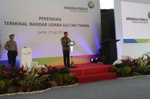 Presiden Minta Bandara Sultan Thaha Jambi Bisa Antisipasi Kepadatan Penerbangan