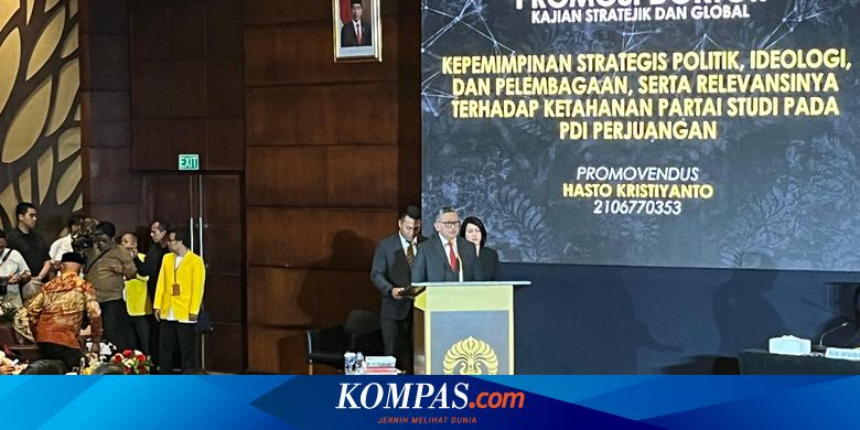 "The Triangle of Authoritarian Populism Leadership" dalam Sidang Ujian Doktor Sekjen PDI-P