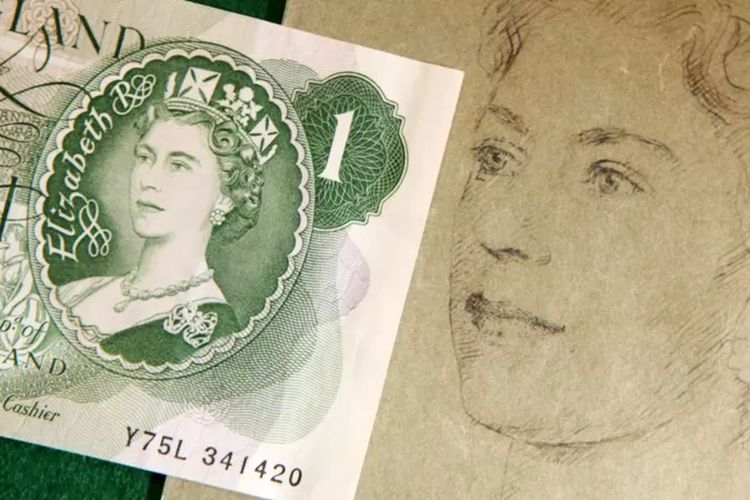 Uang kertas pertama yang menampilkan potret Ratu Elizabeth II adalah uang kertas satu pound pada 1960.