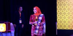 Pesona Kain Tajung Asal Sumatera Selatan Dipamerkan pada Festival6