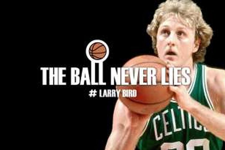 Legenda basket, Larry Bird, ketika masih menjadi pemain Boston Celtics.