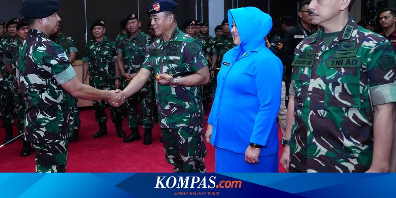 36 Perwira Tinggi TNI Naik Pangkat, 27 di Antaranya "Pecah Bintang"