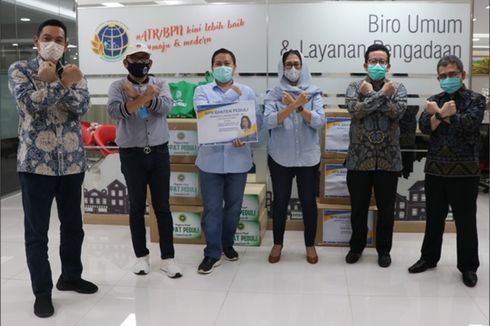 Kementerian ATR/BPN Salurkan Bantuan APD untuk RS Rujukan Covid-19