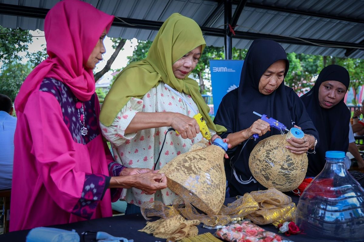 Pelaku UMKM ultra mikro di Sulawesi Selatan. 