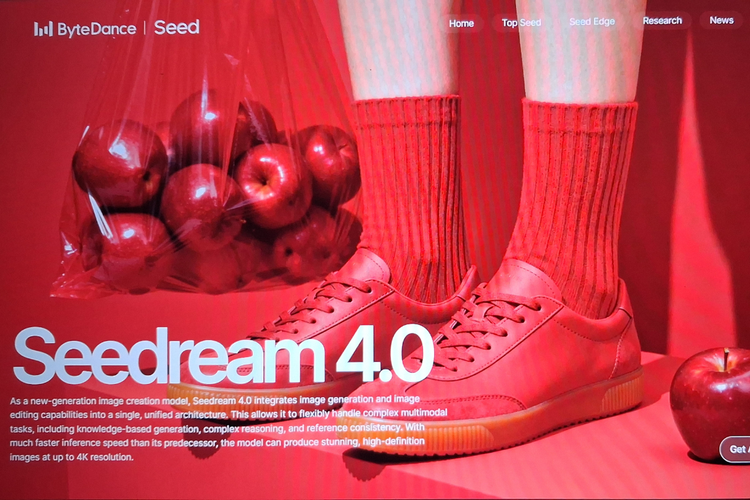 ByteDance Rilis Seedream 4.0, Model AI yang Hasilkan Gambar 2K Cuma 1,8 Detik