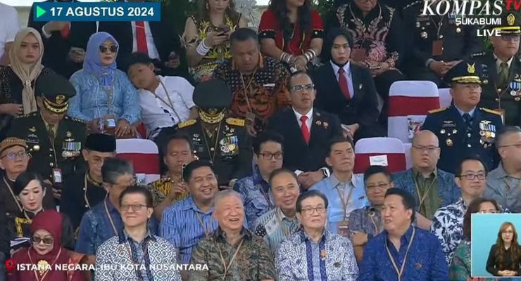 Sejumlah Konglomerat Kelas Naga Hadiri Upacara 17 Agustus di IKN