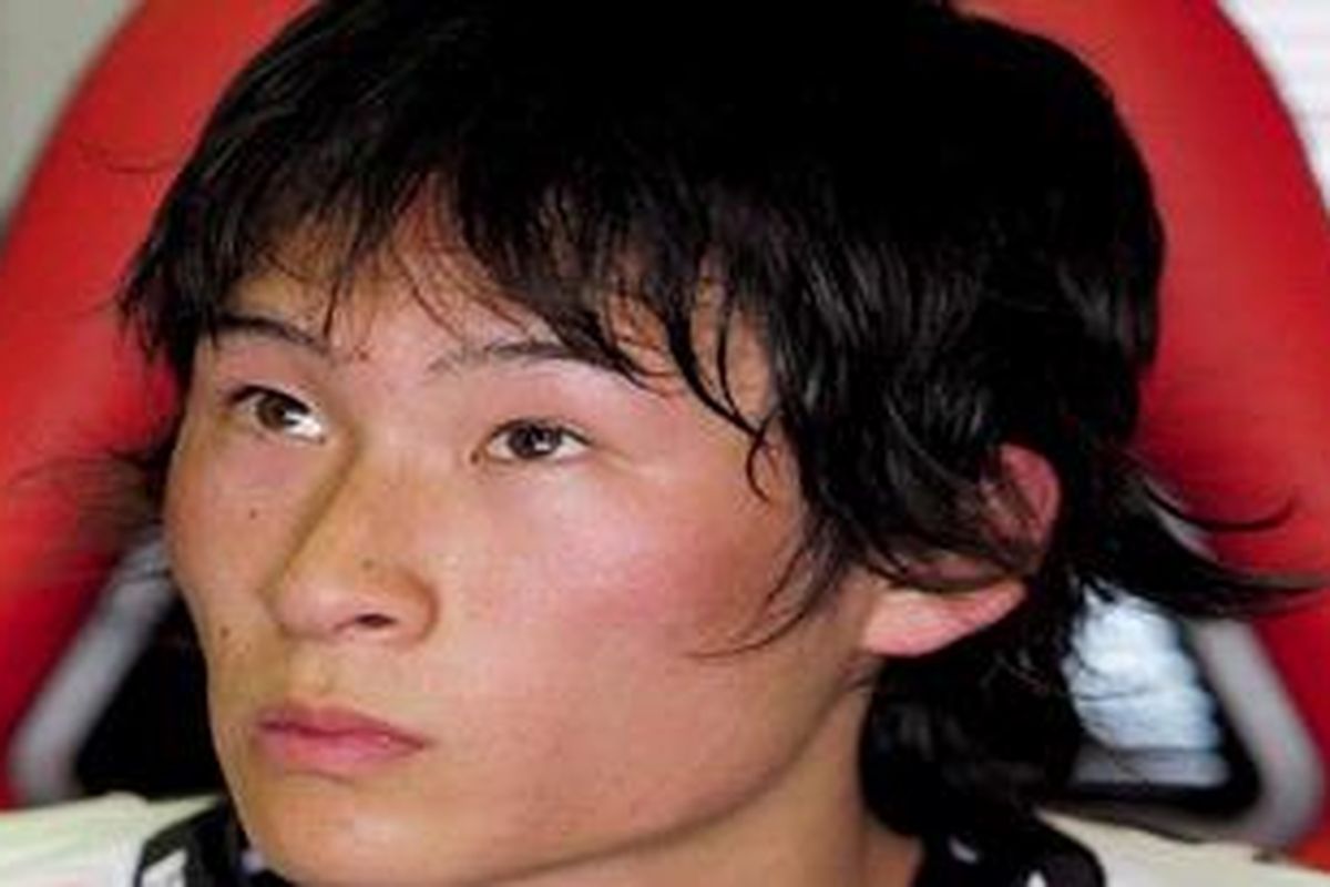 Foto dokumen Shoya Tomizawa, saat jumpa pers Moto2 GP Catalunya.