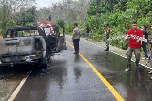 Kronologi Mobil KPH Kalbar Dibakar OTK, Diduga Soal Illegal Logging yang Dibekingi Oknum Aparat 