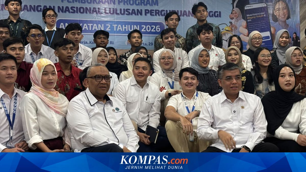 Pendaftaran Magang Nasional 2026 Dibuka 15 Juli, Kuota Naik Jadi 150.000 Peserta