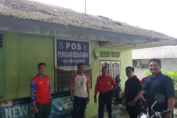 Potret Kantor Damkar Pangkalpinang yang Rapuh Ditelan Waktu