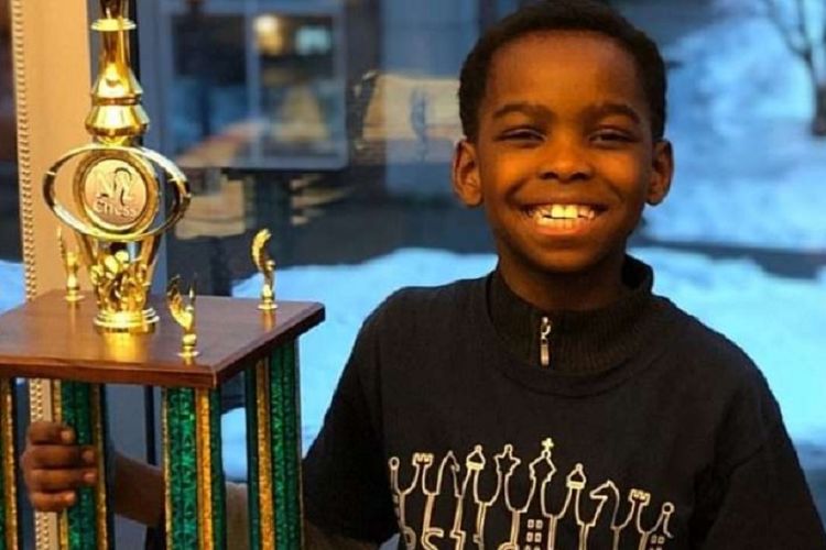 Tanitoluwa Adewumi dinobatkan sebagai juara catur di New York State Scholastic Championships, Amerika Serikat, pada 2019. (GoFundMe)