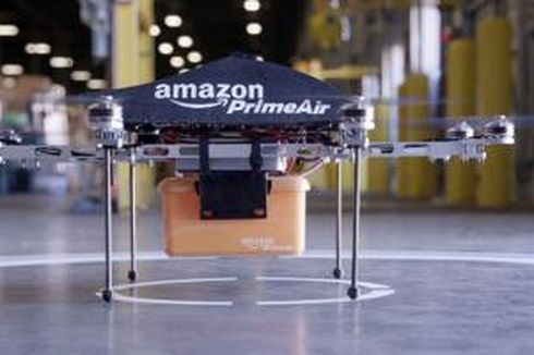 Kirim Paket, Amazon Coba Pesawat Tak Berawak