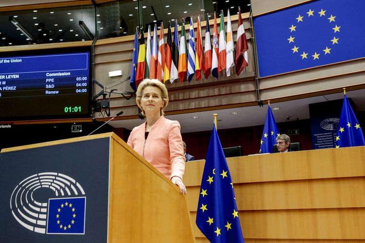 In her first State of the Union speech, European Commission President Ursula von der Leyen called for EU unity to confront future crises post-pandemic.