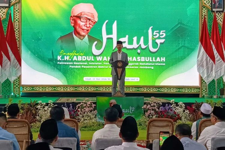 Hadiri Haul ke-55 KH Wahab Chasbullah, Gibran Perkenalkan Program 