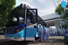 Bus Karyawan PR Sukun Buatan Laksana dengan Bodi Nucleus
