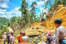 Lokasi Tambang Ilegal yang Longsor Sudah Digali Sedalam 4 Meter, Polisi: Belum Ditemukan Apa-apa