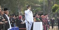 Upacara HUT ke-81 RI di Kulon Progo Tanpa Tenda VIP, Pejabat Ikut Berdiri di Bawah Matahari