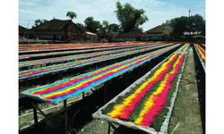 Kain Jumputan Marno Collection, Jenis Batik Tradisional untuk Fesyen dan Buah Tangan dari Mojolaban