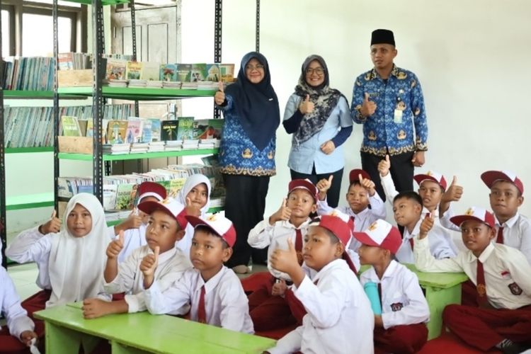 Bertahun-tahun Murid SD di Siak Belajar di Bangunan Miring dan Rusak, Kini Telah Diperbaiki