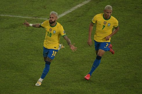 Hasil Brasil Vs Peru Copa America - Neymar Bawa Selecao Pesta 4 Gol!