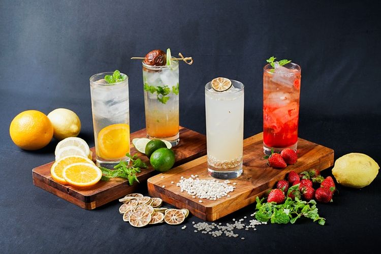 Empat minuman segar dihadirkan Archipelago Indonesia pada program 60 Seconds to Seoul. 