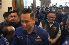 Ratusan Kader Demokrat Sambut Kedatangan Anies Baswedan