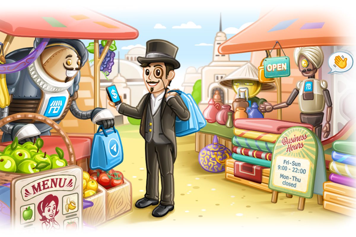 Ilustrasi Telegram Business