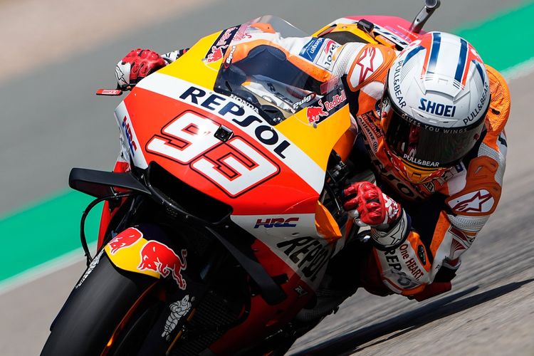 Marc Marquez di Sachsenring